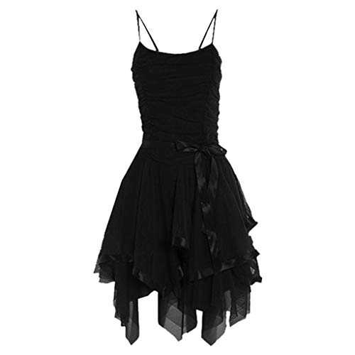 MIXLOT New Womens Ladies Prom Strappy Evening Short Cocktail Party Layered Bridesmaid Frill Ruched Top Dress