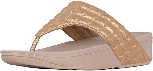 Women's Lulu Padded Shimmy Suede Toe-Thongs Open Sandals