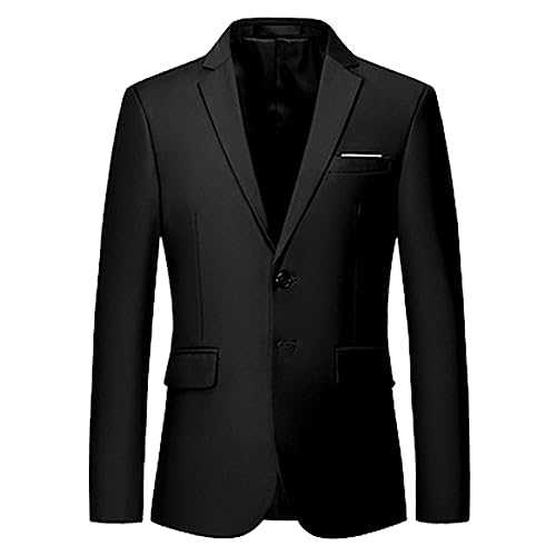Mens Formal Jackets,Men'S Single-Breasted Suit Jacket, Classic Business Blazer, Smart Casual Sports Coat, Tailored Fit Office Blazer, Wedding Guest Jacket, Formal Evening Wear, Prom Dress Suit