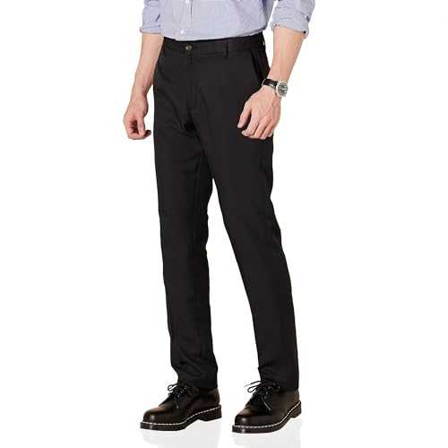 Amazon Essentials Men's Slim-Fit Flat-Front Dress Trousers