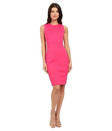 Calvin Klein Women's Scuba Sleeveless Princess Seamed Sheath Dress