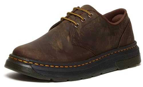 Unisex Crewson Low Shoe, Dark Brown Crazy Horse, 13 Women/12 Men