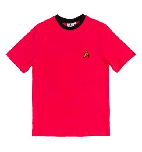 Star Trek Scotty Uniform Red Ringer T Shirt