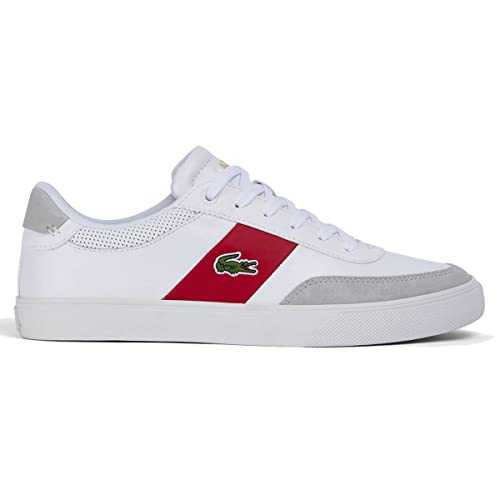 Mens Court-Master Pro 2221 Trainers - White/Red - UK 10