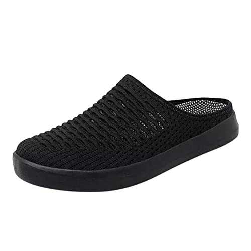 WILLBEST Women Sandals Mid Wedge Heel Sparkling Elastic Band Shoes for Ladies Memory Foam Padded T-Bar Sandals Summer Holiday Dressy Gladiator Sandal