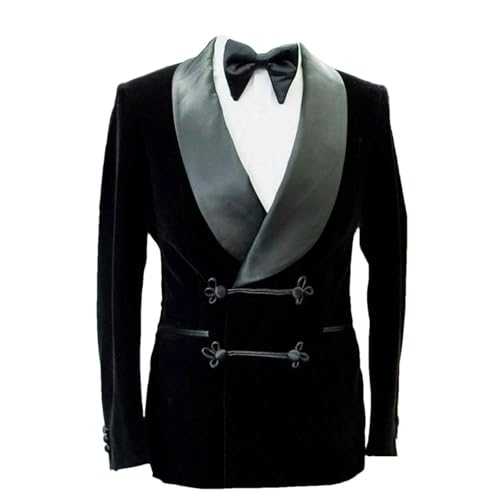 Mens Slim Fit Suits for Wedding Double Breasted Groom Tuxedo Fleece Fashion Designer Party Jacket with Pants