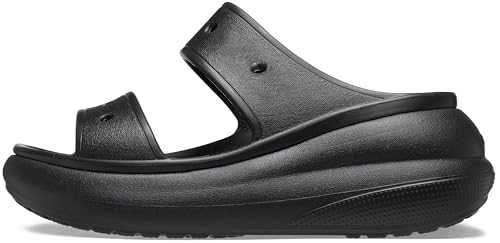 Unisex Adult Sandal, Crush Sandal, Black, 7 UK Men, 8 UK Women