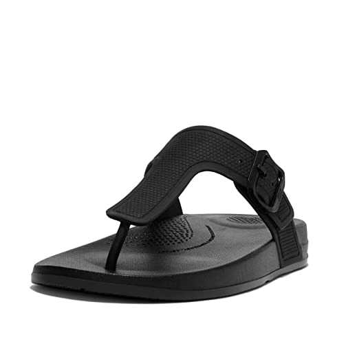 Women's Iqushion Adjustable Buckle Flip-flops Flat Sandal