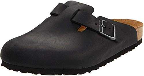 Clogs ''Boston'' from Leather in Black 46.0 EU R