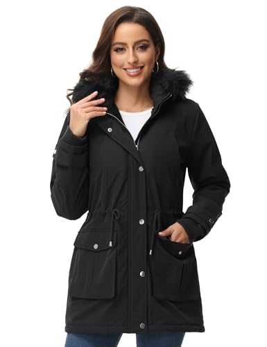 Royal Matrix Women’s Hooded Waterproof Athletic Running Jackets Lightweight Fall Windbreaker