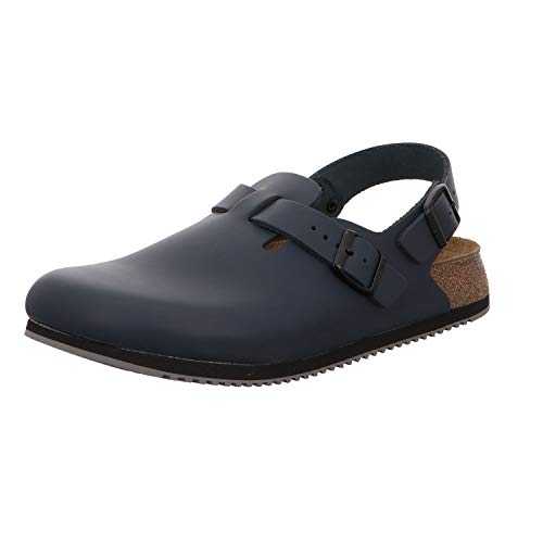 Clogs ''Tokyo'' from Leather in Blue 44.0 EU N