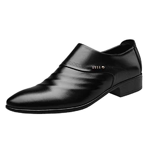 Business Shoes Men's Leather Shoes Suit Shoes Leather Wedding Shoes Classic Business Shoes Slip On Men's Shoes Low-Top Oxford Shoes Men's Casual Shoes Casual Shoes Modern Tuxedo Shoes Loafers Black