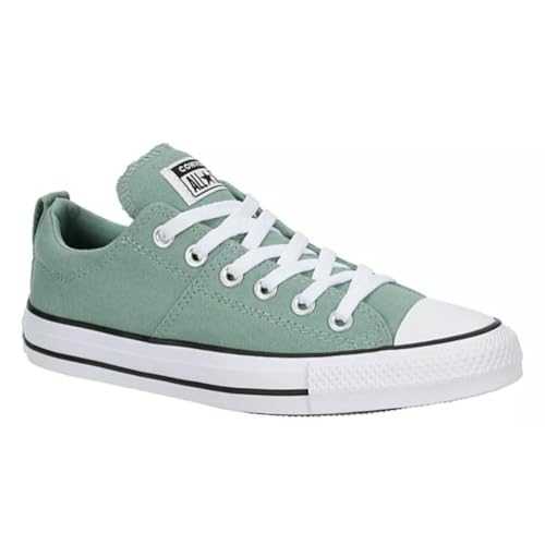 Unisex Chuck Taylor All Star Madison Low Canvas Sneaker - Lace up Closure Style - Green White