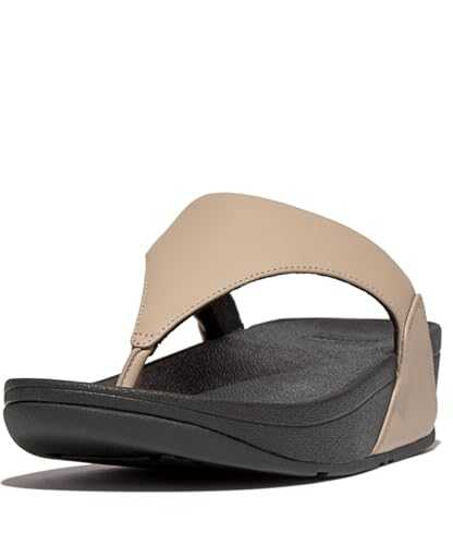Women's Lulu Leather Toe-Post Thong Sandals