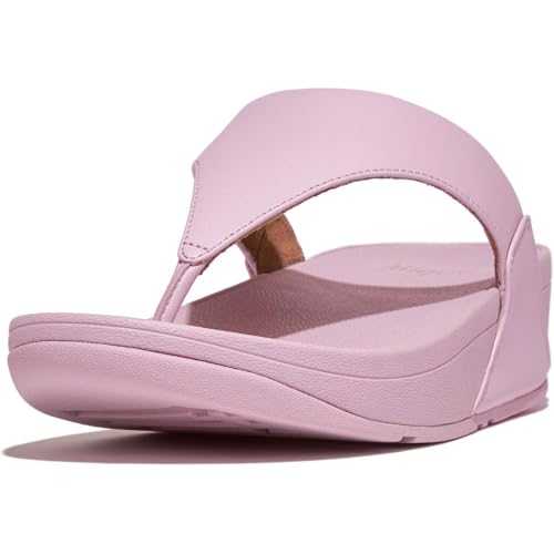 Women's Lulu Leather Toe-Post Thong Sandals, Purple, 6.5 UK