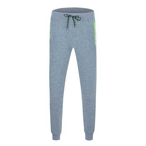Men's Outdoor Joggers Sports Trouser Winter Warm Casual Sports Jogger Pant Open Hem Warm Tracksuit Bottoms Trouser Men's Thick Joggers Gym Work Sweatpant Straight Leg Work Trouser with Pocket