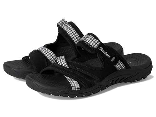 Women's Reggae-Color-Full Slide Sandal, Black, 3 UK