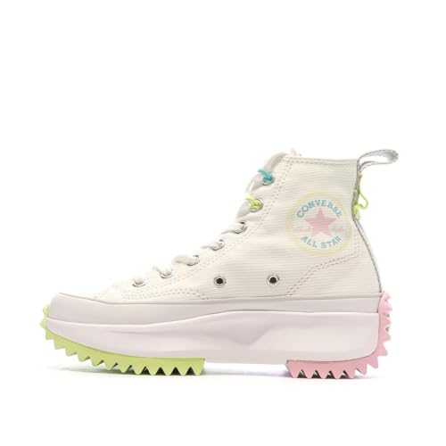 White/Pink/Blue Women's Run Star Hike Sneakers