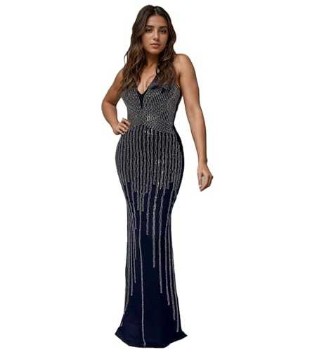 Zoctuo Women's Sexy Bodycon Party Dress Sheer Mesh See Through Printed Club Outfits Party Club Night Dress