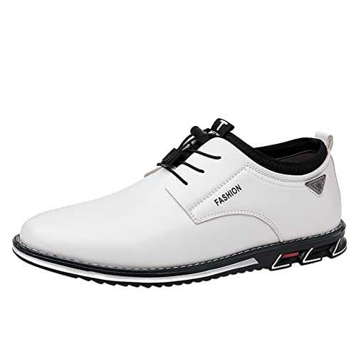 Suede & Leather Classic Formal Oxfords Lace Dress Shoes Men Leather Shoes Slip On Lace Up Brogue Shoes