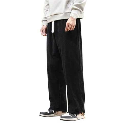 Loose Trousers for Women UK, Athletic-Fit Mens Cargo Combat Trousers Tracksuit Bottoms Men Golf Trousers Comfortable Elasticated Waist Drawstring Pants Casual Stretch Chino Trousers Slim-Fit