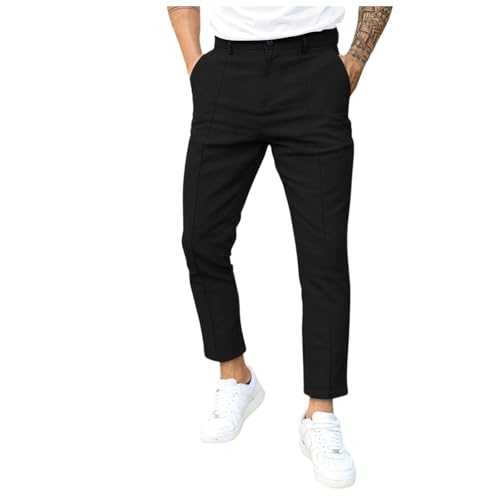 Men's Formal Plain Fronted Busines Office Trousers Mens Formal Trousers Mens Pants Suit Trousers Men Black Suit Trousers Mens Work Trousers Men Slim Fit Stretch Work Trousers Men's Dress Trousers