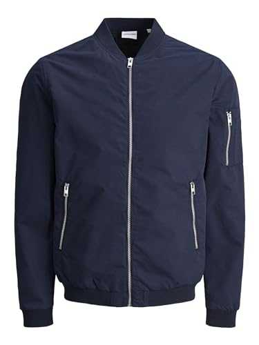 Jack & Jones Plus Men's Jjerush Ps Noos Bomber Jacket, Navy Blazer, 2XL UK