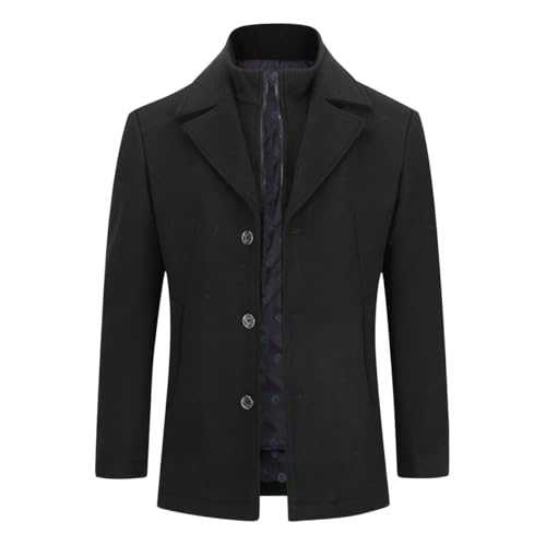 YOUTHUP Mens Wool Coat and Gilet