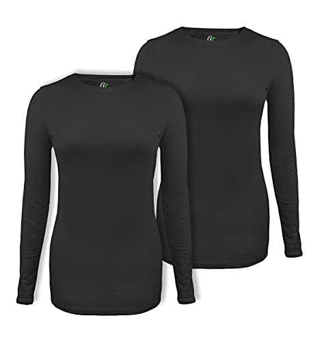 GT Performance 2 Pack/3 Pack Women's Comfort Long Sleeve T-Shirt/Underscrub Tee