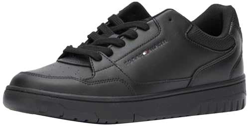 Men's Th Basket Core Leather Ess Fm0fm05040 Cupsole Sneaker