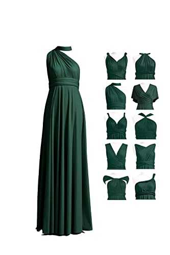 72styles Multiway Bridesmaid Dresses, Infinity Wrap Dress, Maxi Long, Plus Size, Elegant Formal Wedding Guest Dress for Evening Prom Ball, Special Occasion