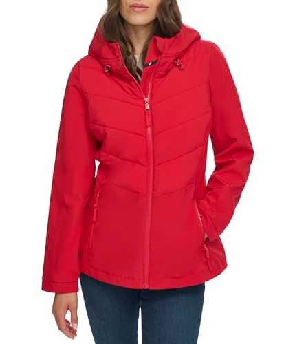 Tommy Hilfiger Women's Sporty Weather Resistant Jacket Down Coat