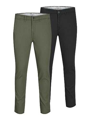 Jack & Jones Men's Jjimarco Jjdave Sa 2 Pack Trouser