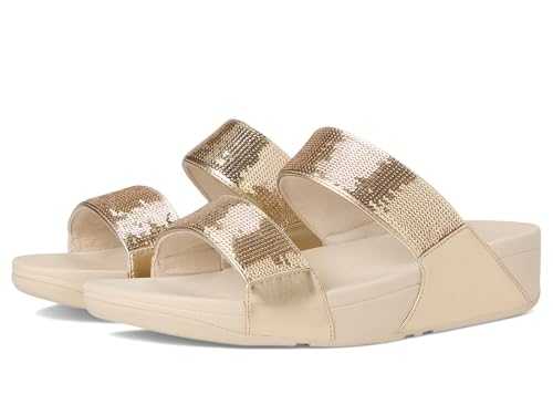 Women's Lulu Sequin Wedge Sandal