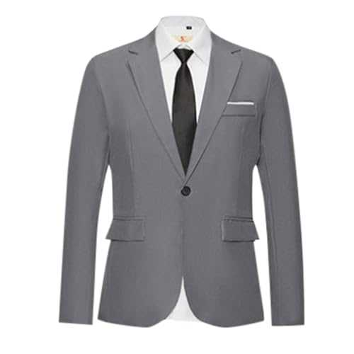 Men's Suits Single Breasted Lightweight Suit Men's Coats Slim Fitted Attendance Business Wedding Suits Button Up Gentleman Suit Double Pocket Jacket