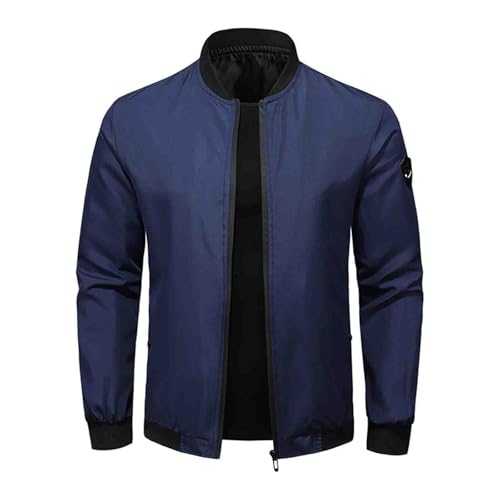 Men Jackets Casual Smart Outwear Coat Bomber Cargo Jackets Motorcycle Military Jacket Winter Coat Cotton Windbreaker Sportswear Workwear Full Zip Harrington Jacket Walking Climbing Hiking Coat