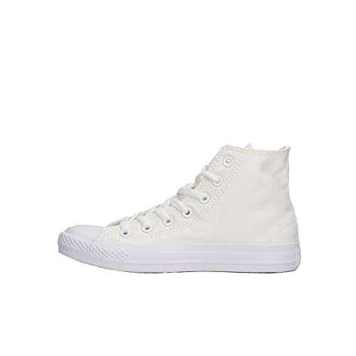 Unisex Chuck Taylor All Star Seasonal Hi-Top Sneakers, White Mono, 7.5 UK