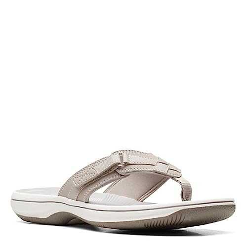 Women's Breeze Sea Flip-Flop, Light Taupe Synthetic, 10