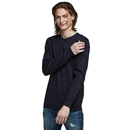 JACK & JONES Men's Jjebasic Knit Crew Neck Noos Jumper