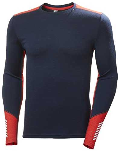 Helly Hansen Men's Lifa Merino Midweight Crew Base Layer