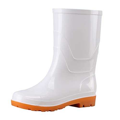 Ladies Wellies Size 6 Shoe Round Middle Toe Low Heeled Rain Boots Buckle Women Women's Boots Wellington Boots Women Pink Wellies Wellies Size 7.5 Limited Time Deals Boots for Women UK Wide