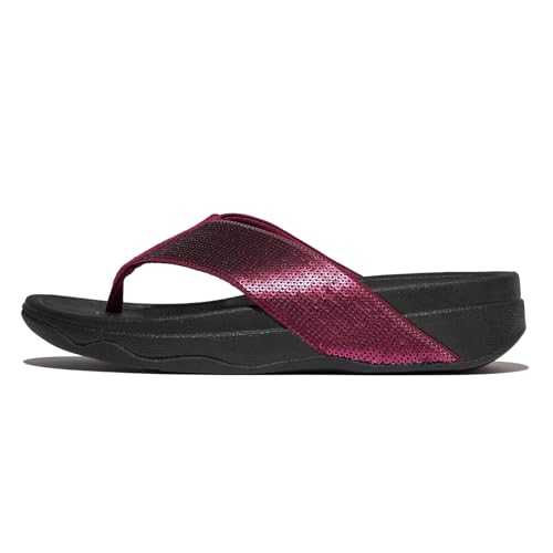 Women's Surfa Sequin Toe-Post Sandals Wedge