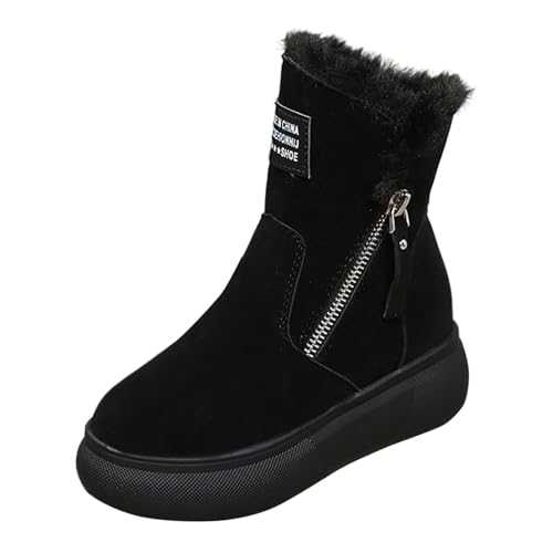 Women's Cowboy Boots Women's Boots Large Size Half Boots Teenager Girls Wellington Boots Half Height Round Toe Cowboy Ankle Boots Small Heel Elegant Wide Shaft Boots Western Boots Women