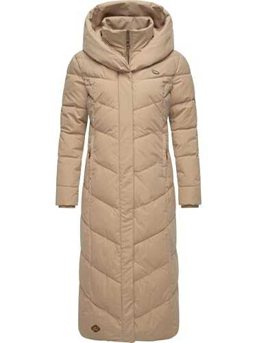 Ragwear Natalka Extralong Women's Winter Coat Warm Quilted Coat Extra Long with Hood XS-6XL