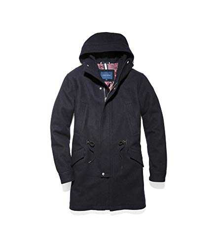 Cole Haan Men's Wool Melton Anorak Coat