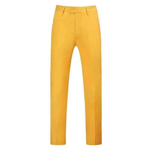 XUEBing Stretch Slim Chino Pants for Men Classic Solid Flat Front Trousers Skinny Casual Dress Chinos Pants Straight Leg Tapered Pencil Trousers Big and Tall