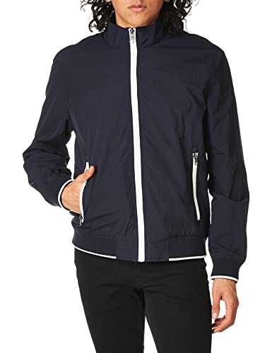 Tommy Hilfiger Men's Yachting Jacket요트 봄버 재킷游艇飞行员夹克遊艇轟炸機夾克جاكيت ياختينغ بومبرג'קט של Yachtingjaqueta Bomber De Iateyachting Bomberjacke Windbreaker Jacket