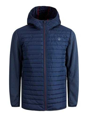 JACK & JONES Mens College Wool Blend Bomber Jacket