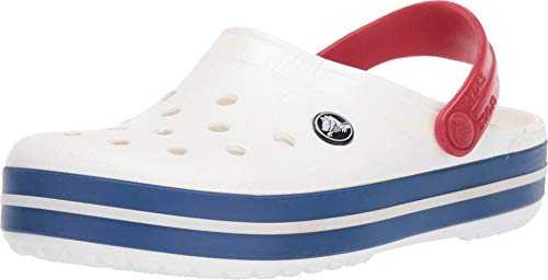 Crocband', Unisex Clog Clog, White/Blue Jean, M4 | W5 UK (37/38 EU)