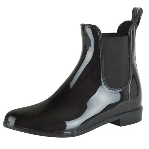 Ladies Short Wellies Chelsea Ankle Length Summer Festival Wellington Rain Boots